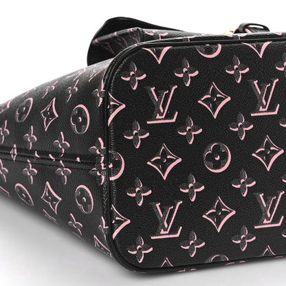Louis Vuitton Monogram Fall For You Neverfull MM Black 7 of 8