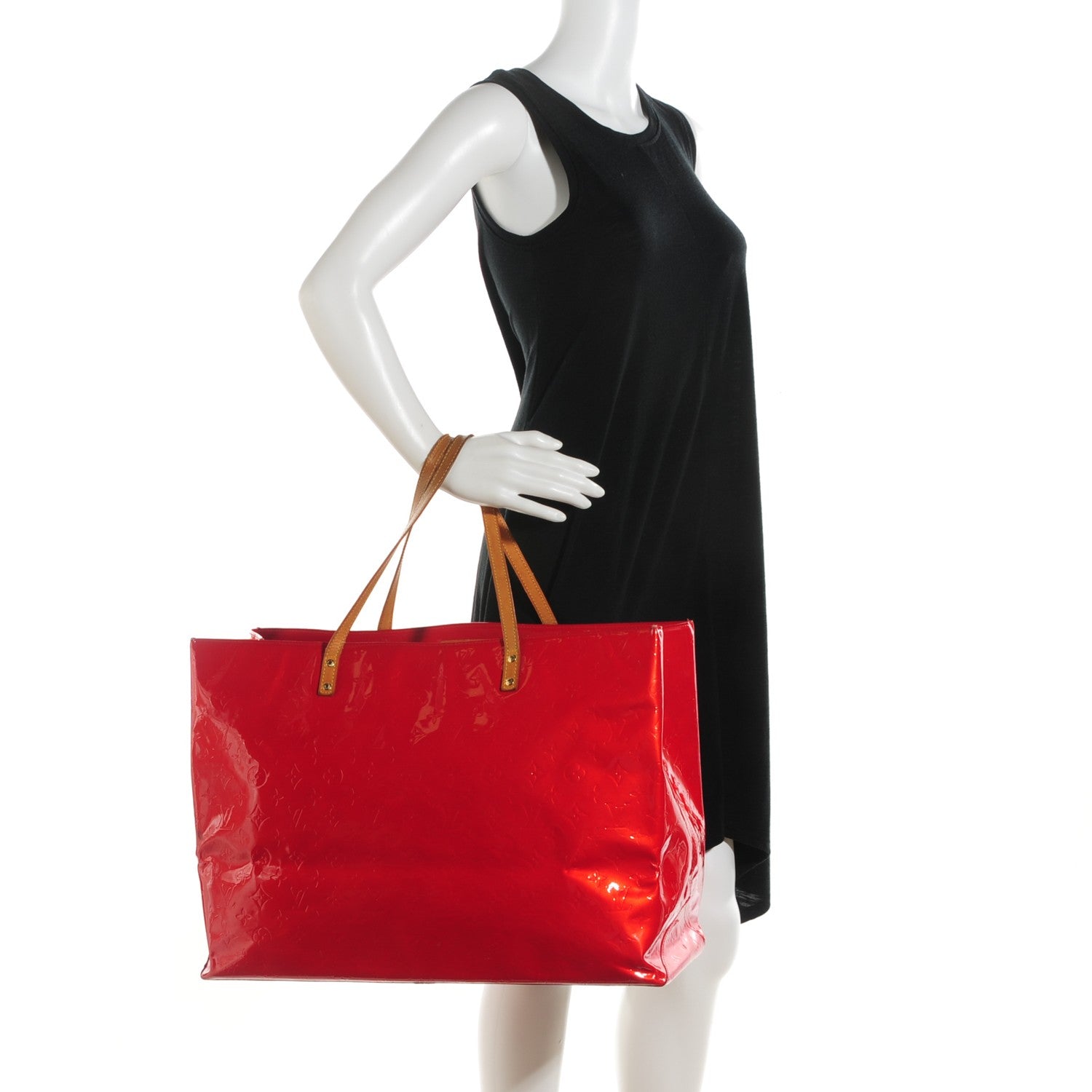 Louis Vuitton Vernis Reade GM Rouge 2 of 12