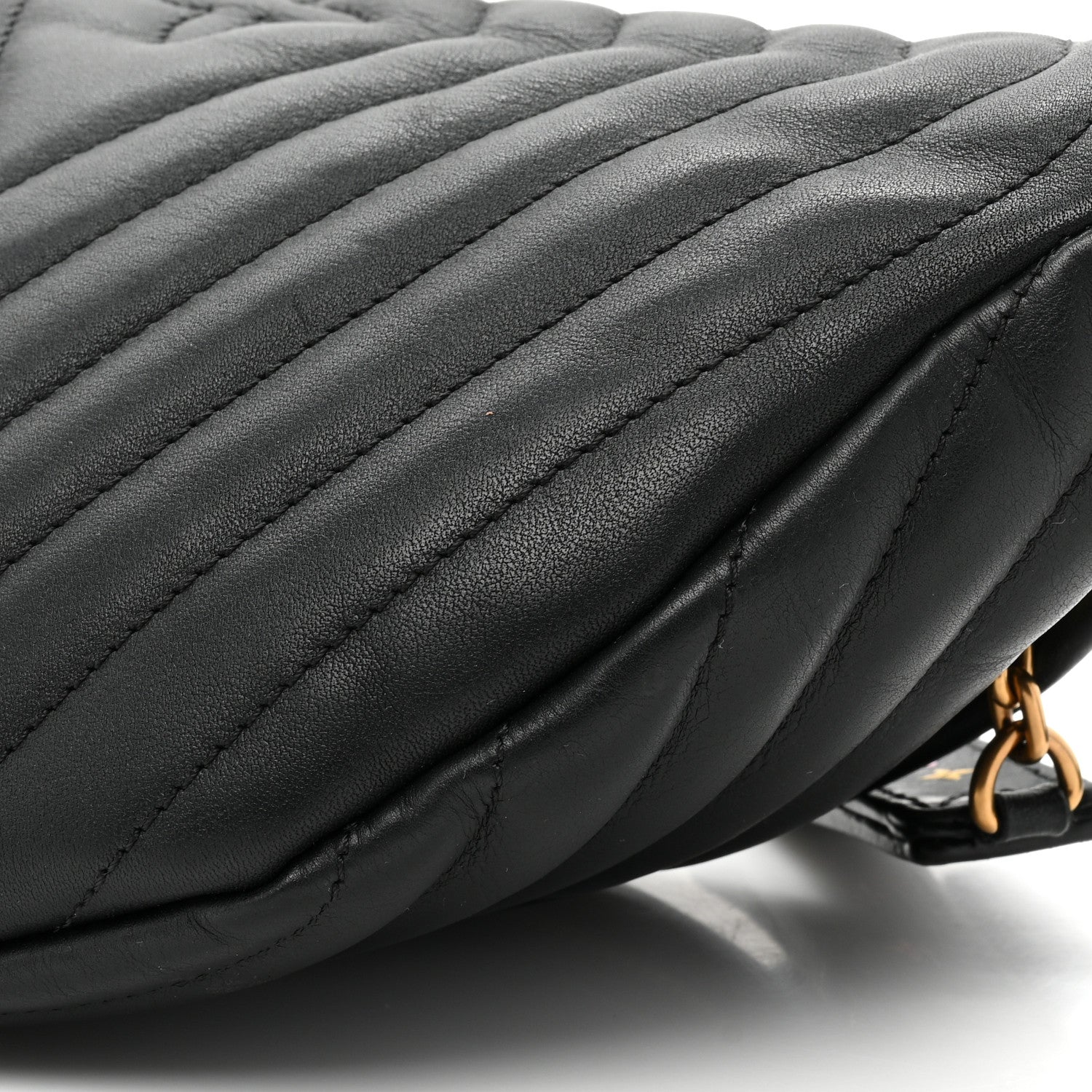Louis Vuitton Calfskin Quilted New Wave Bumbag Black 8 of 11