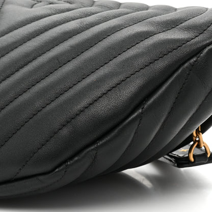 Louis Vuitton Calfskin Quilted New Wave Bumbag Black 8 of 11