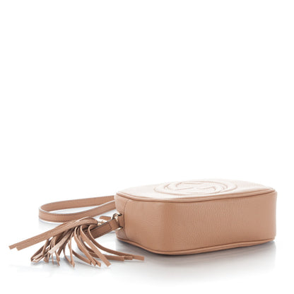 Gucci Pebbled Calfskin Small Soho Disco Bag Camelia 4 of 7