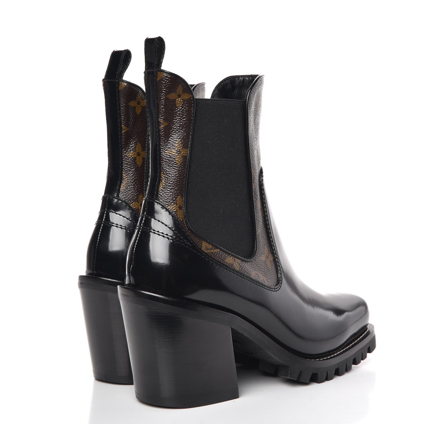 Patent Monogram Limitless Ankle Boots 38.5