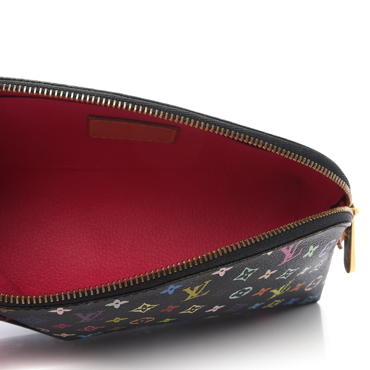 Monogram Multicolor Cosmetic Pouch Black Grenade