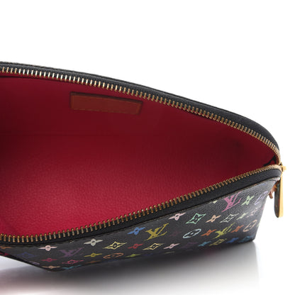 Louis Vuitton Monogram Multicolor Cosmetic Pouch Black Grenade 5 of 8