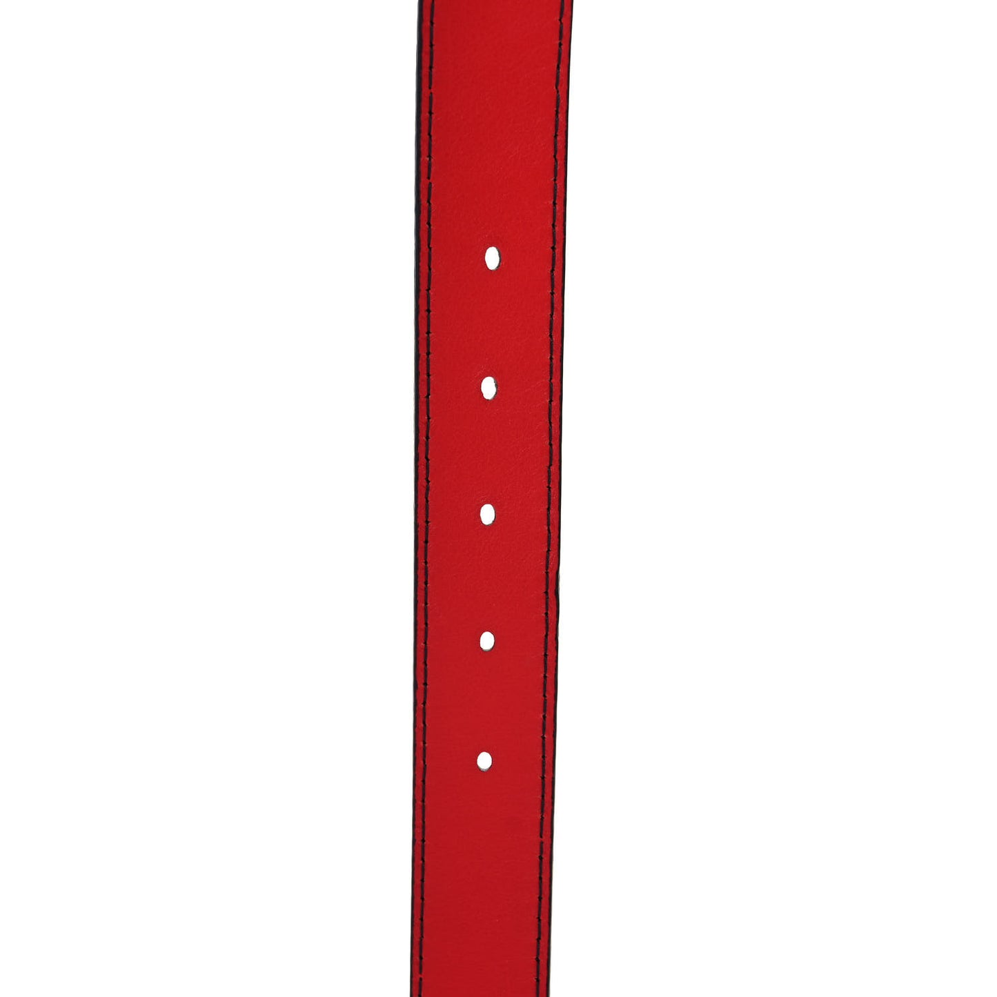 Calfskin D Fence Belt 90 Red