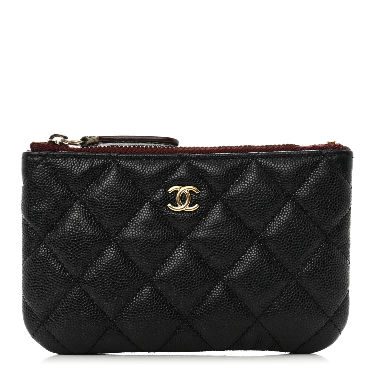 Chanel Caviar Quilted Small Cosmetic Case Black 1 of 9