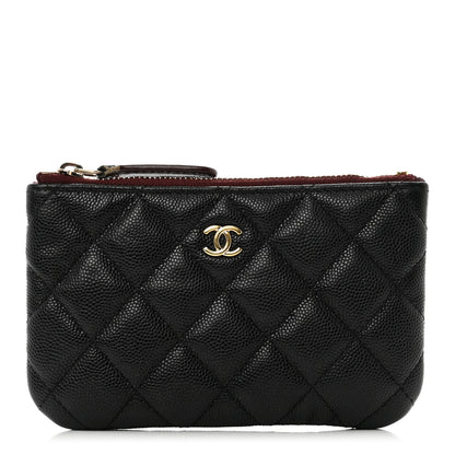 Chanel Caviar Quilted Small Cosmetic Case Black 1 of 9
