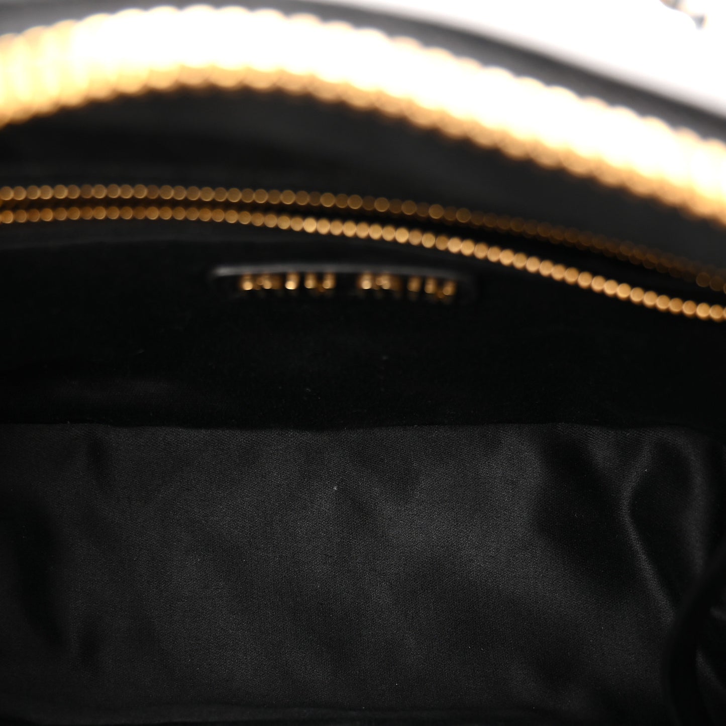 Calfskin Mini Arcadie Top Handle Bag Black