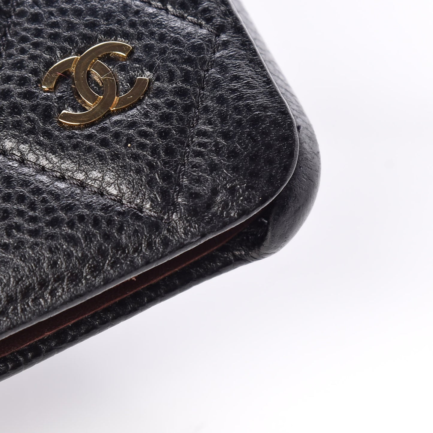 Caviar Quilted iPhone X Case Black