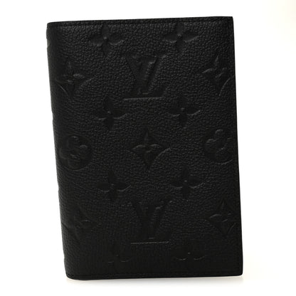 Louis Vuitton Empreinte Monogram Passport Cover Black 1 of 7