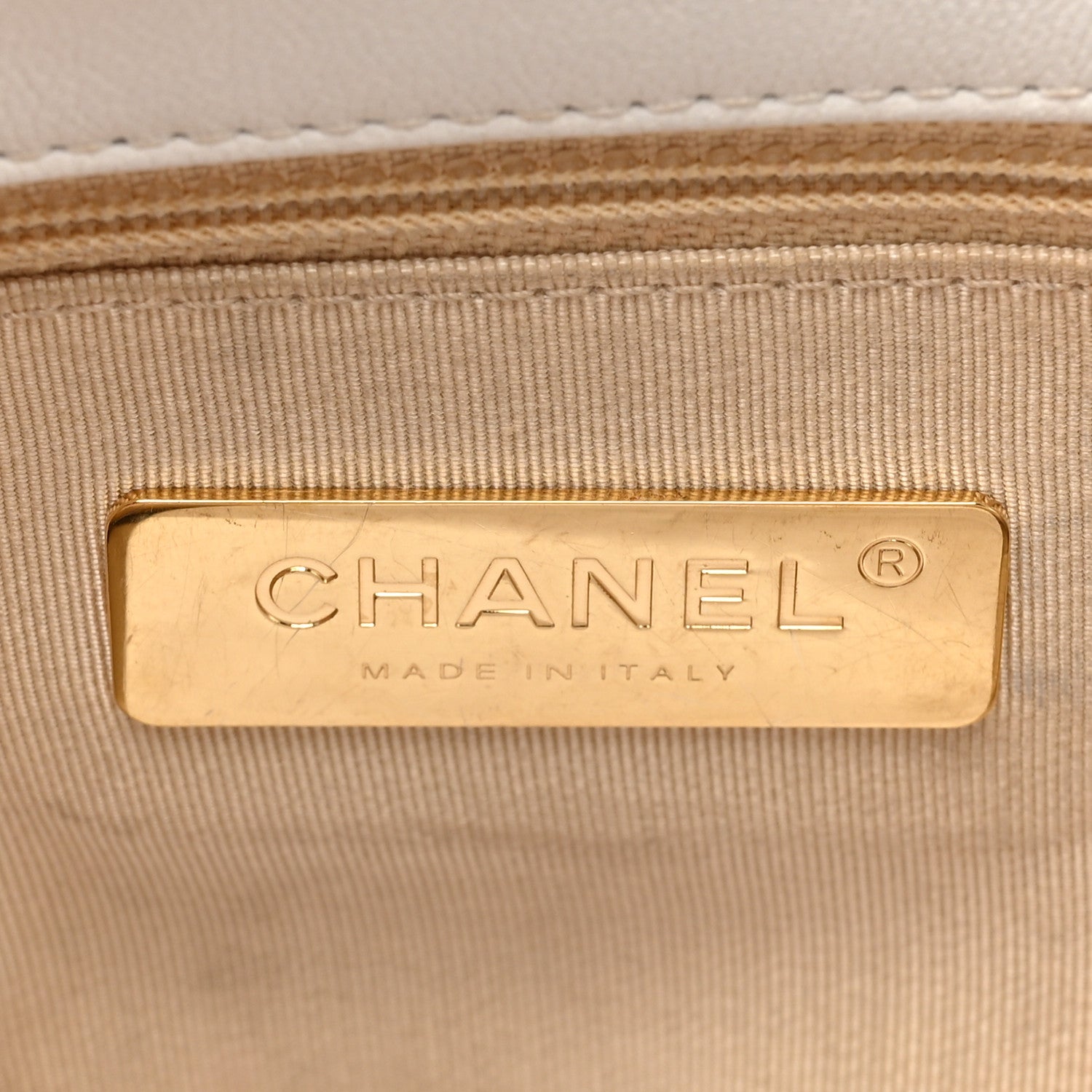 Chanel Lambskin Quilted Medium Chanel 19 Flap White 6 of 13