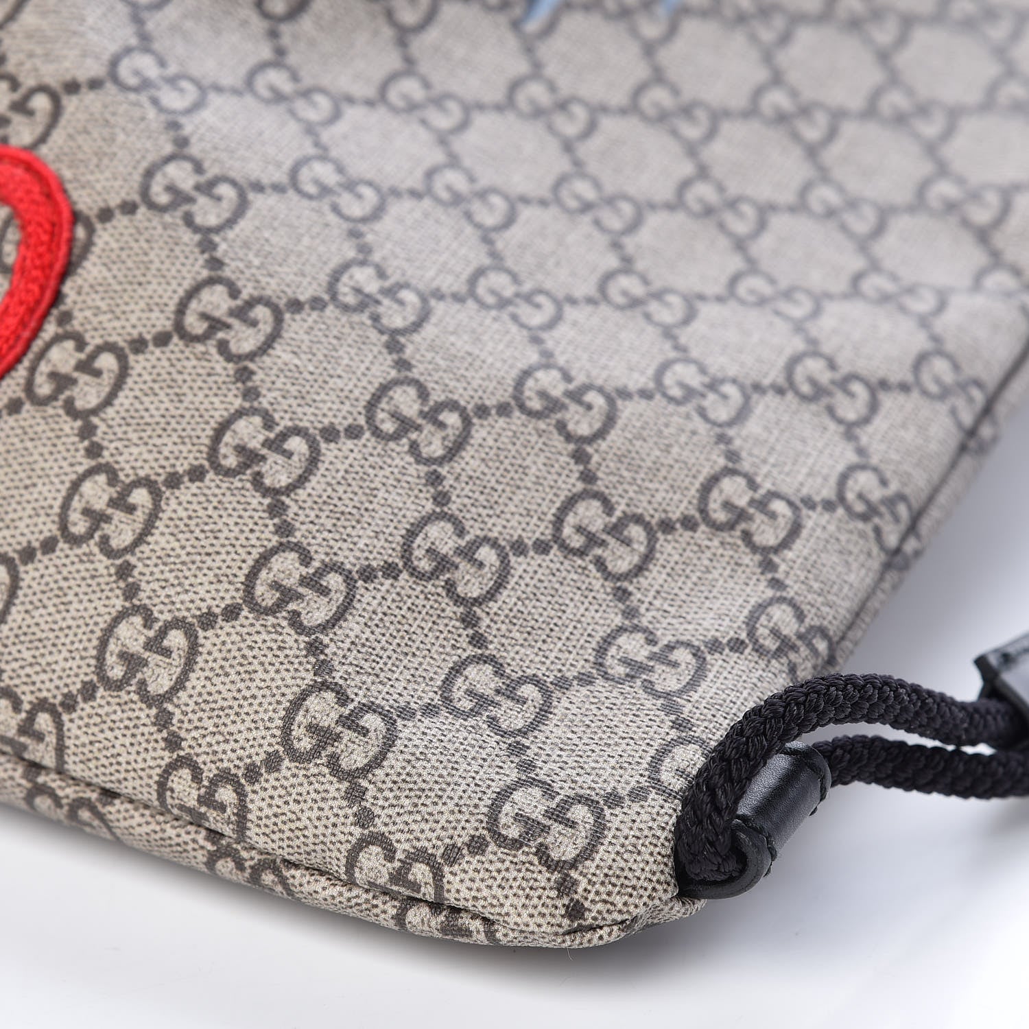 Gucci GG Supreme Monogram Angry Cat Drawstring Backpack 10 of 10