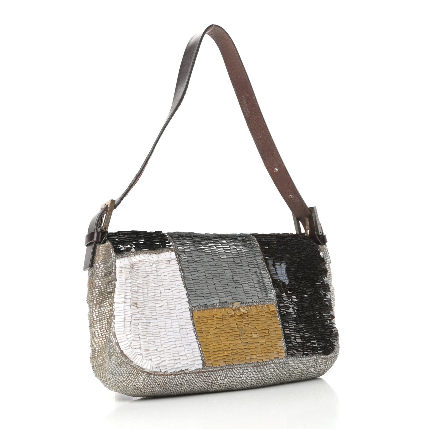 Sequin Paillettes Beaded Baguette Multicolor