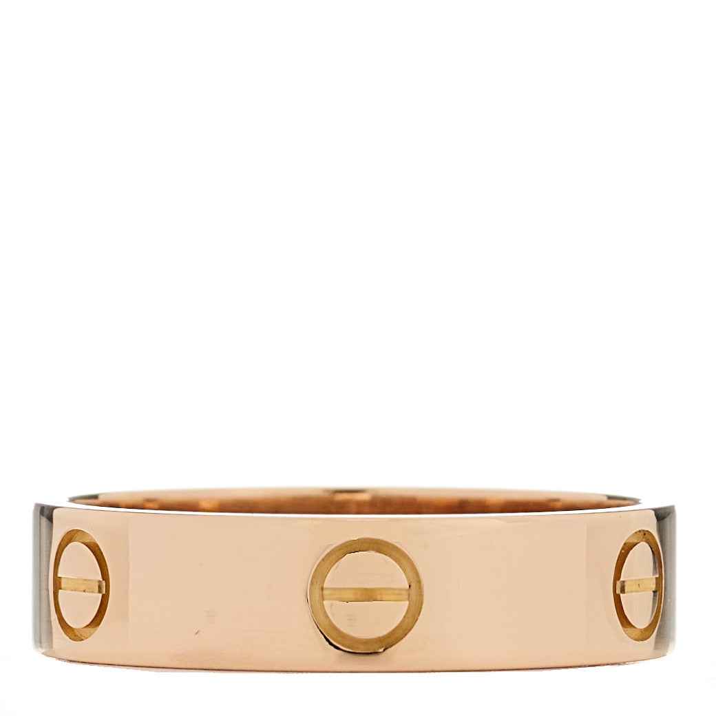 18K Pink Gold 5.5mm LOVE Ring 65 11