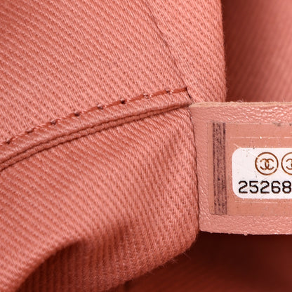 Chanel Canvas Small Deauville Tote Pink 6 of 9