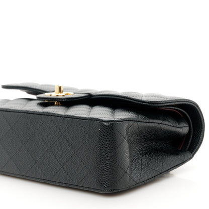 Chanel Caviar Quilted Small Double Flap Black 11 of 12