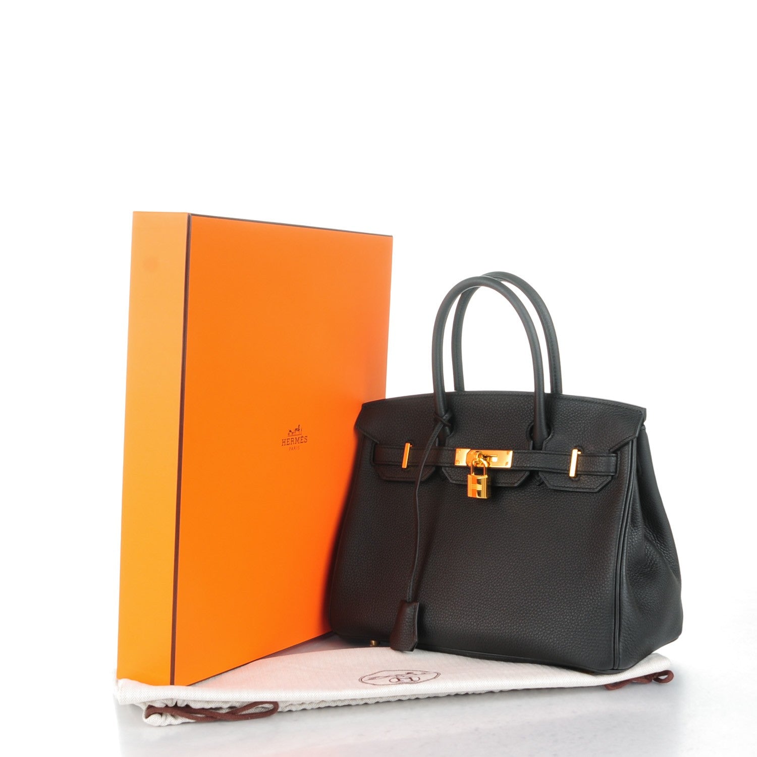 Hermes Togo Birkin 30 Black 7 of 26