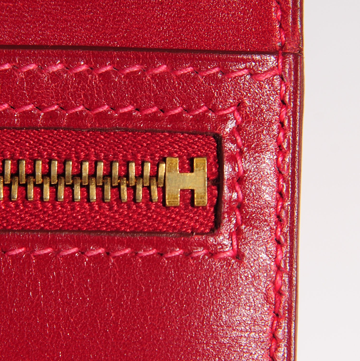 Hermes Box Bearn Wallet Rouge Vif 9 of 10