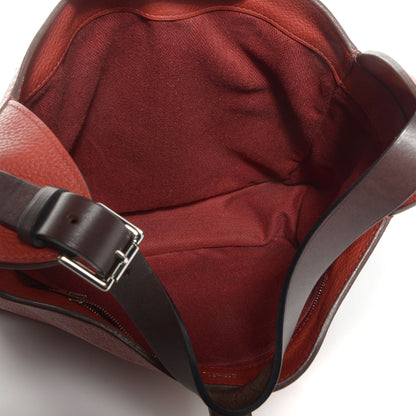 Hermes Taurillon Clemence Marwari PM Rouge Venetian 6 of 11