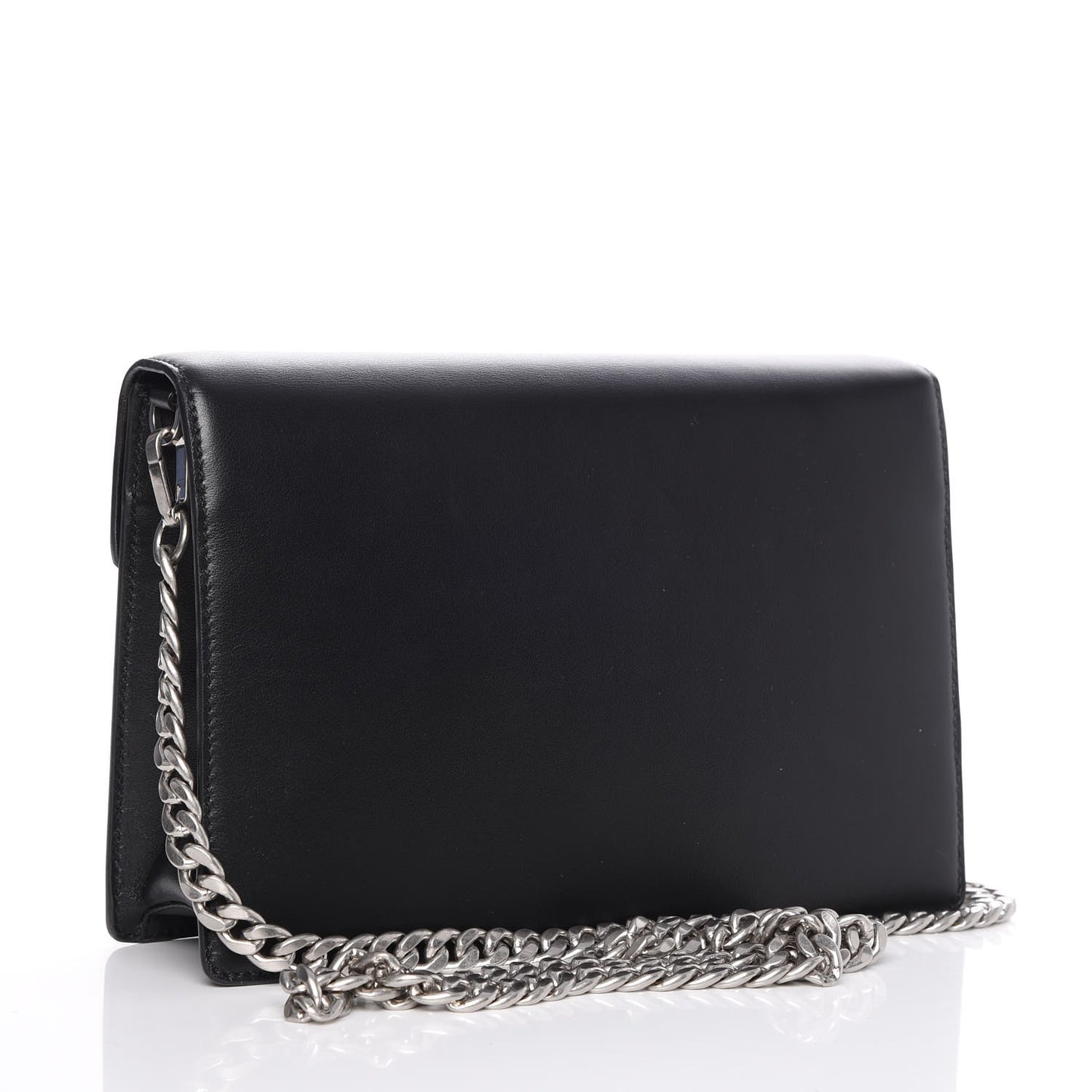 Soft Calf Logo Crossbody Nero Black