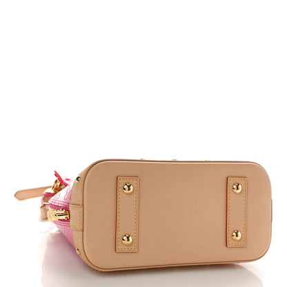 Louis Vuitton Vernis Alma BB Neon Pink 4 of 8