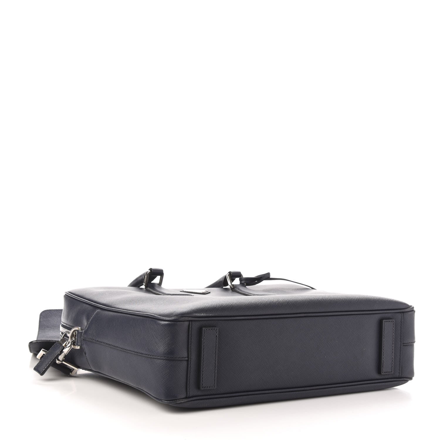 Prada Saffiano Travel Briefcase Baltico 5 of 11