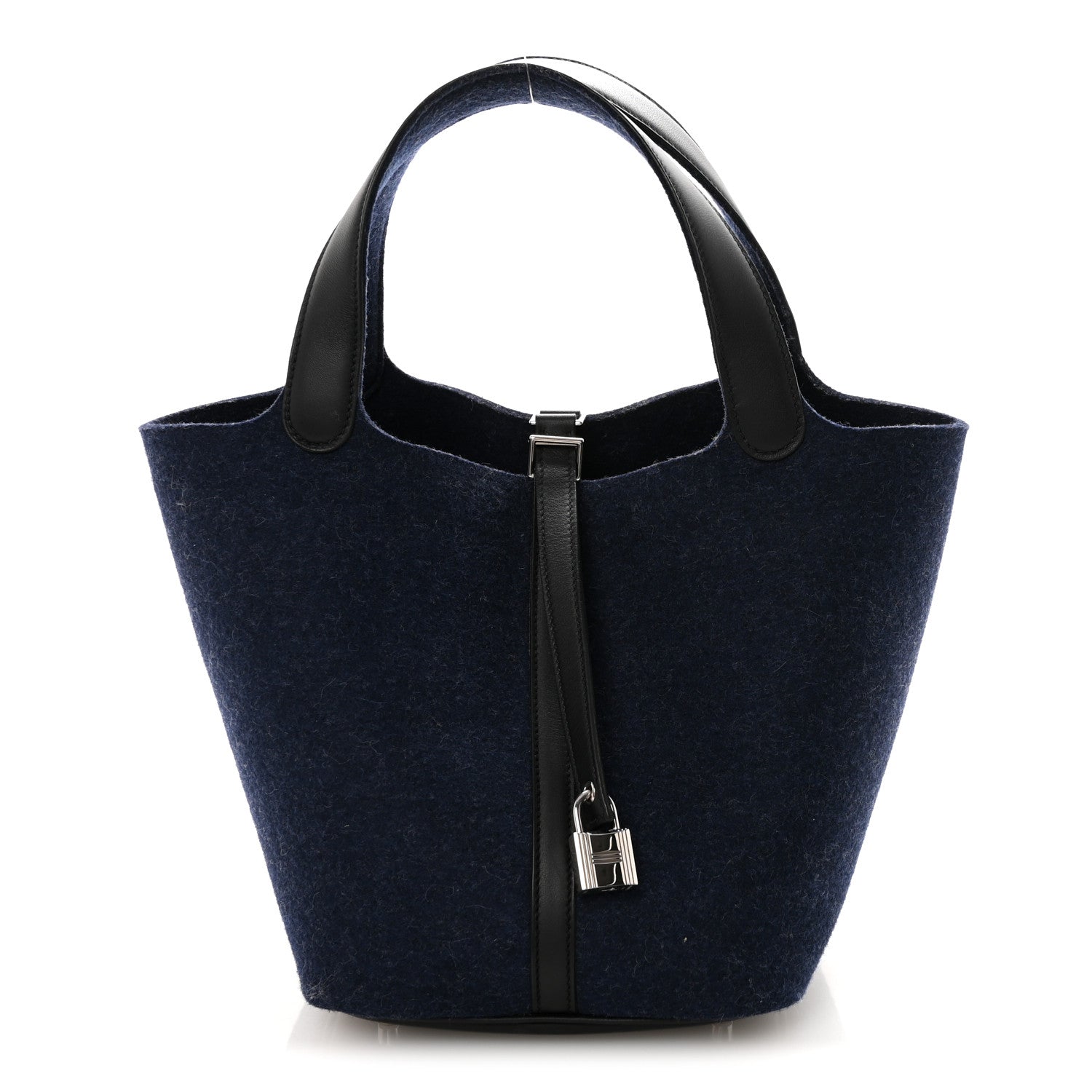 Hermes Feutre Swift Picotin Lock 18 PM Bleu Nuit Black 1 of 9