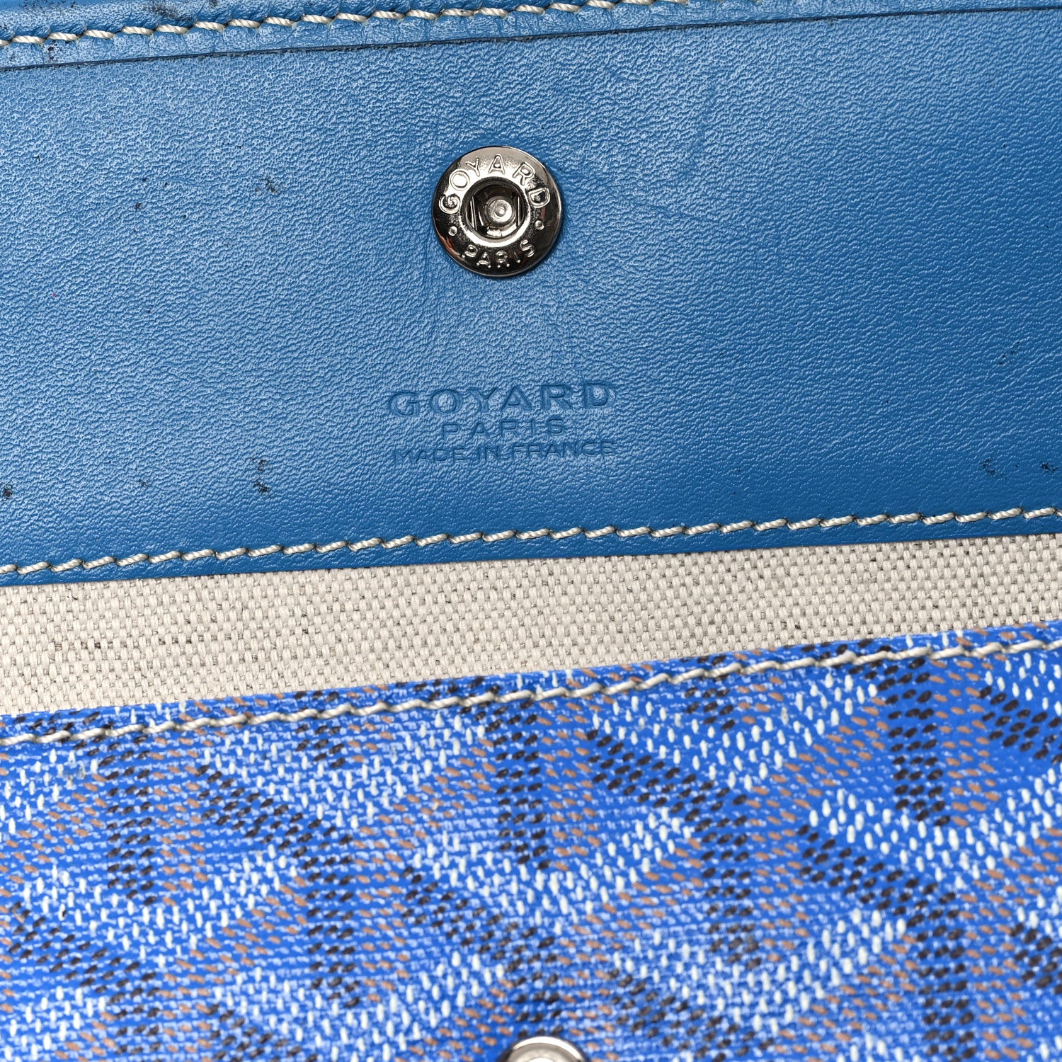Goyard Goyardine Saint Louis GM Sky Blue 7 of 13