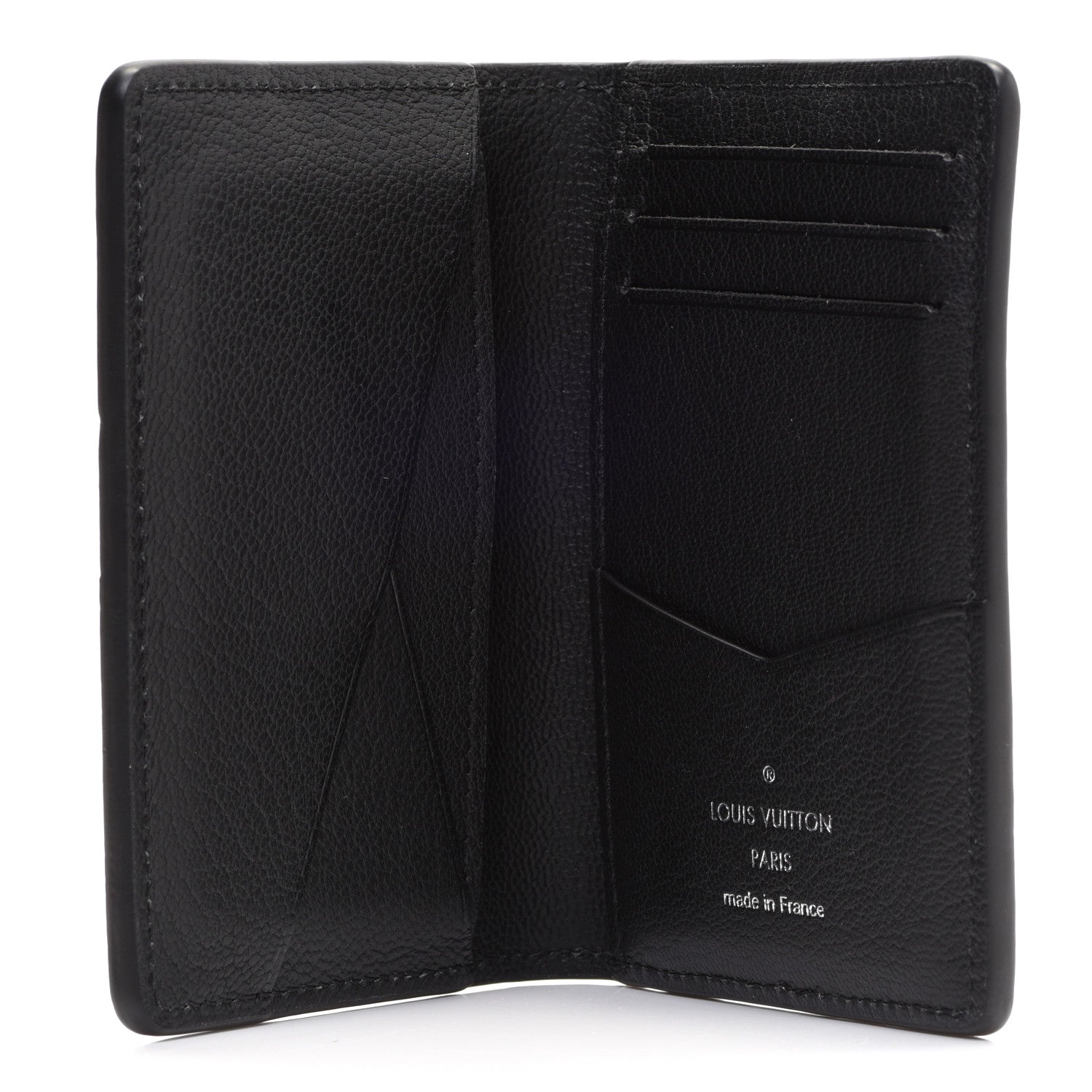 Louis Vuitton Ostrich Pocket Organizer Black 5 of 7