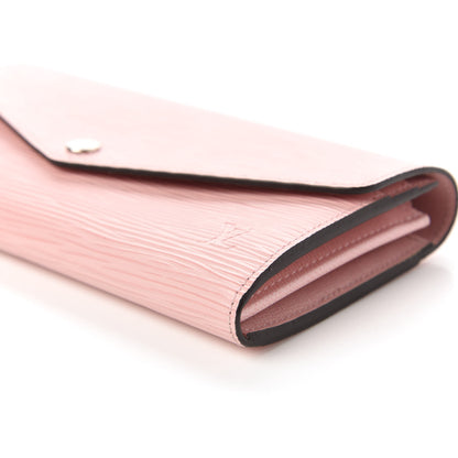 Louis Vuitton Epi Sarah Wallet NM Rose Ballerine 7 of 9