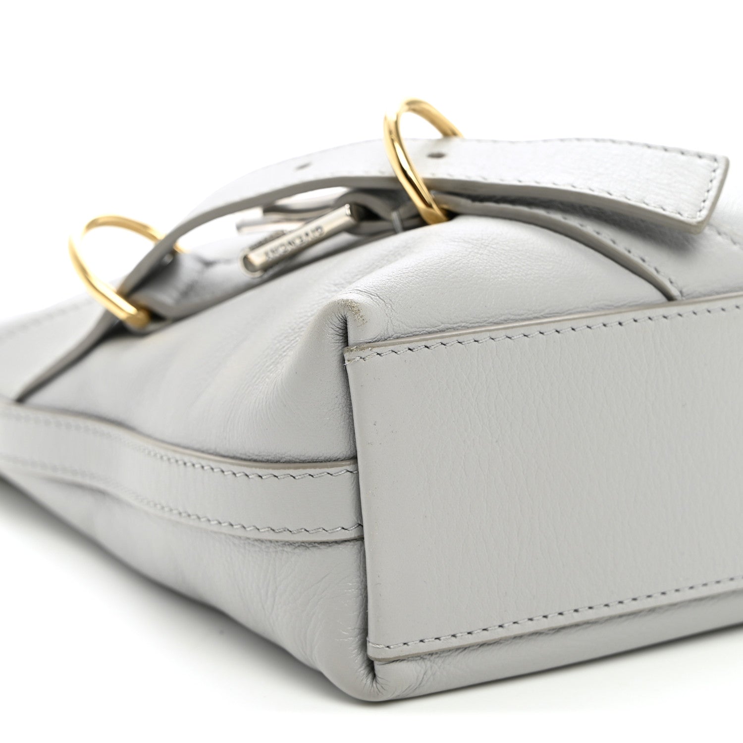 Givenchy Calfskin Small Voyou Bag Light Grey 8 of 11