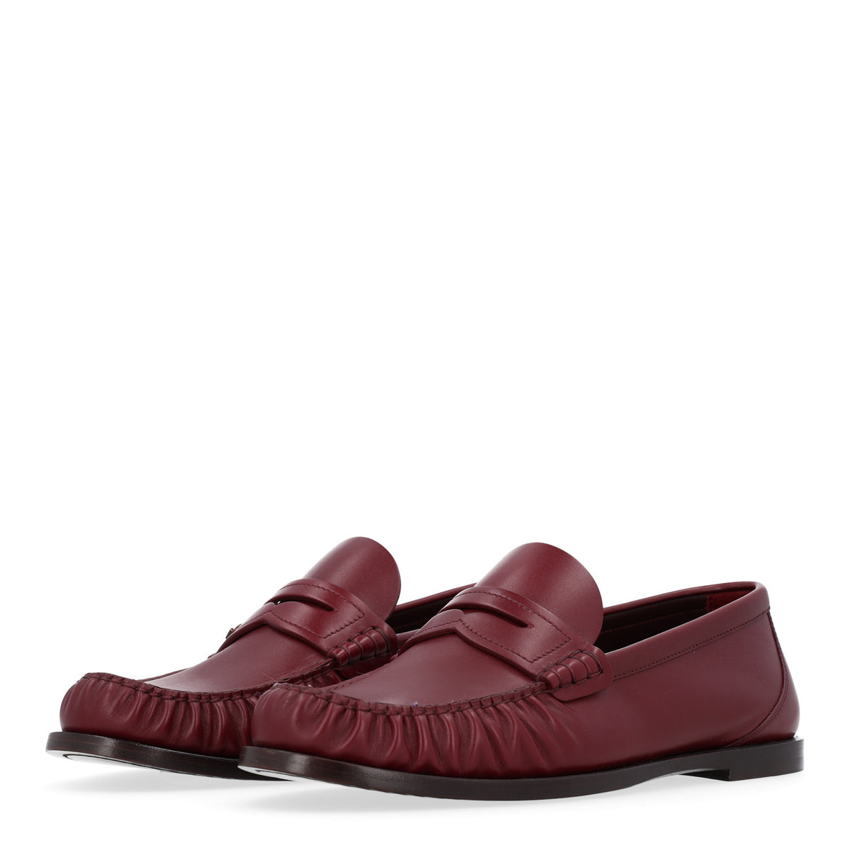 Saint Laurent Vitellino Lux Laurent 05 Mocassins 40 Vendome Red 4 of 11