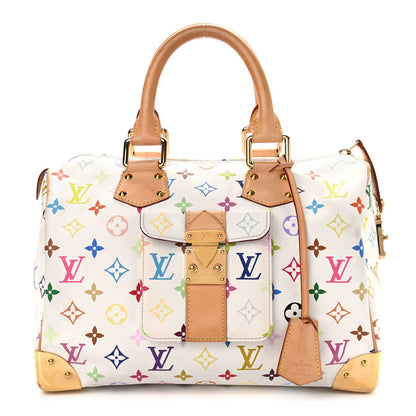 Louis Vuitton Monogram Multicolor Speedy 30 White 1 of 15