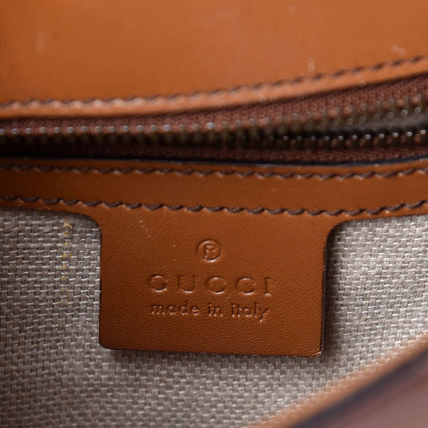 Gucci Calfskin Medium Lady Web Shoulder Bag Cuir 8 of 10