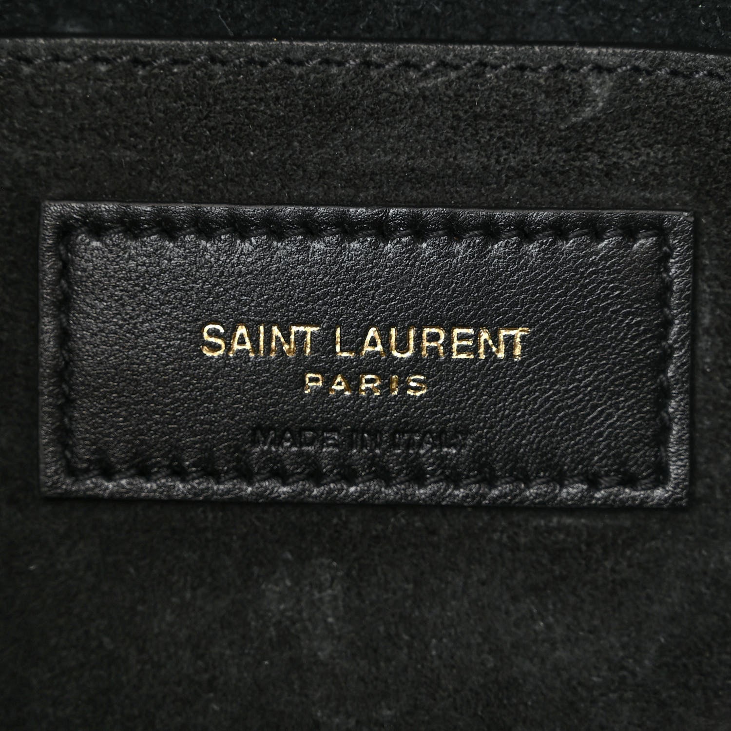 Saint Laurent Lambskin Quilted Le 57 Diamond Shoulder Bag Black 6 of 10