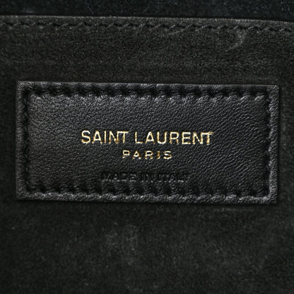 Saint Laurent Lambskin Quilted Le 57 Diamond Shoulder Bag Black 6 of 10