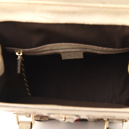 Gucci Monogram Web Treasure Boston Tote Off White 5 of 10