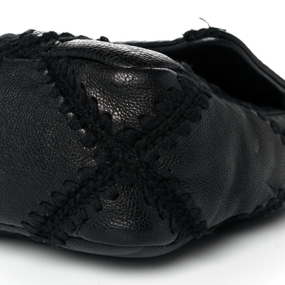 Chanel Calfskin Crochet Medium Chanel 19 Flap Black 8 of 9
