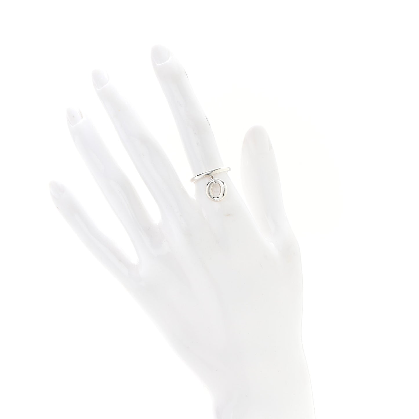 Sterling Silver Elsa Peretti Sevillana Dangle Ring 49 5