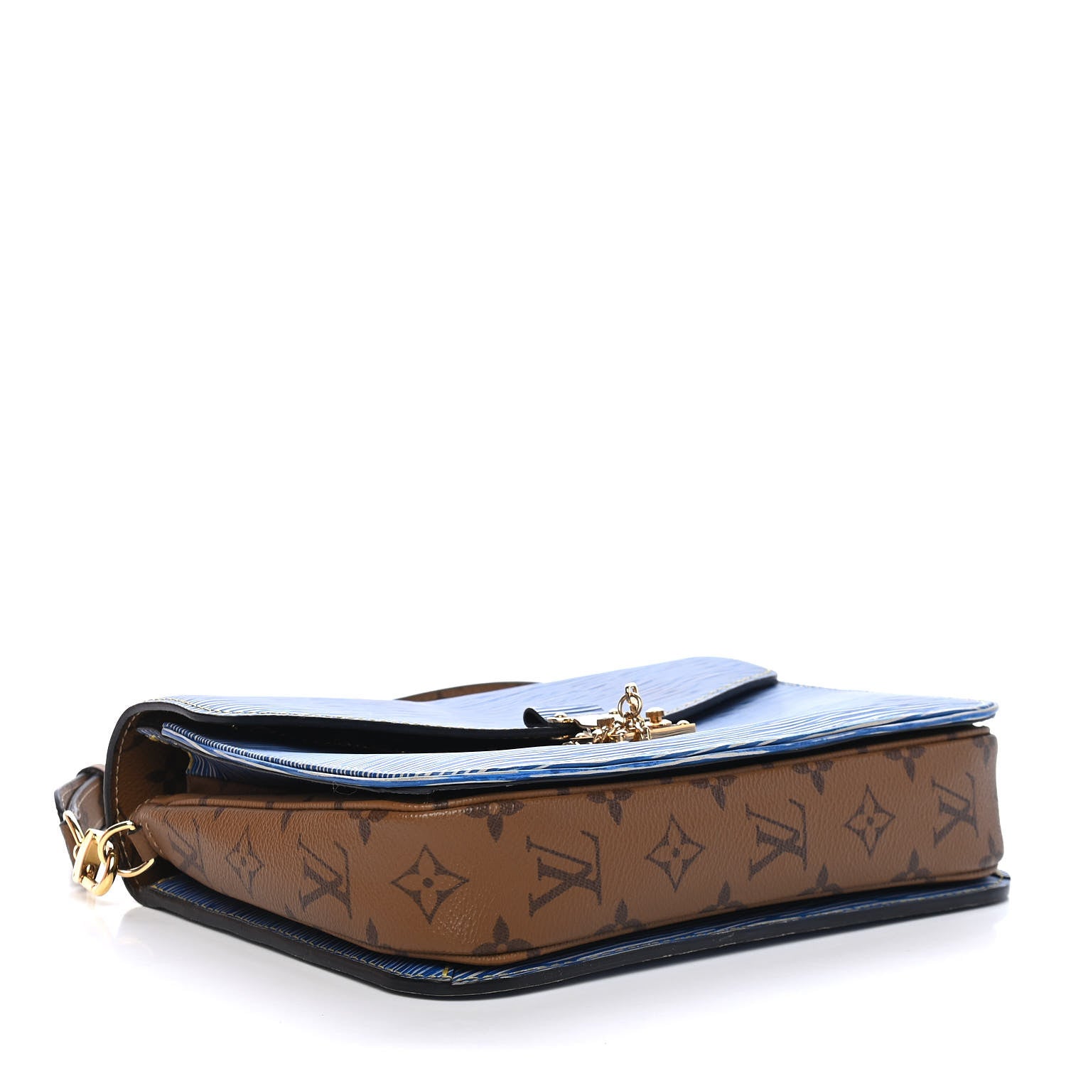 Louis Vuitton Epi Reverse Monogram Pochette Metis Denim Light 3 of 8