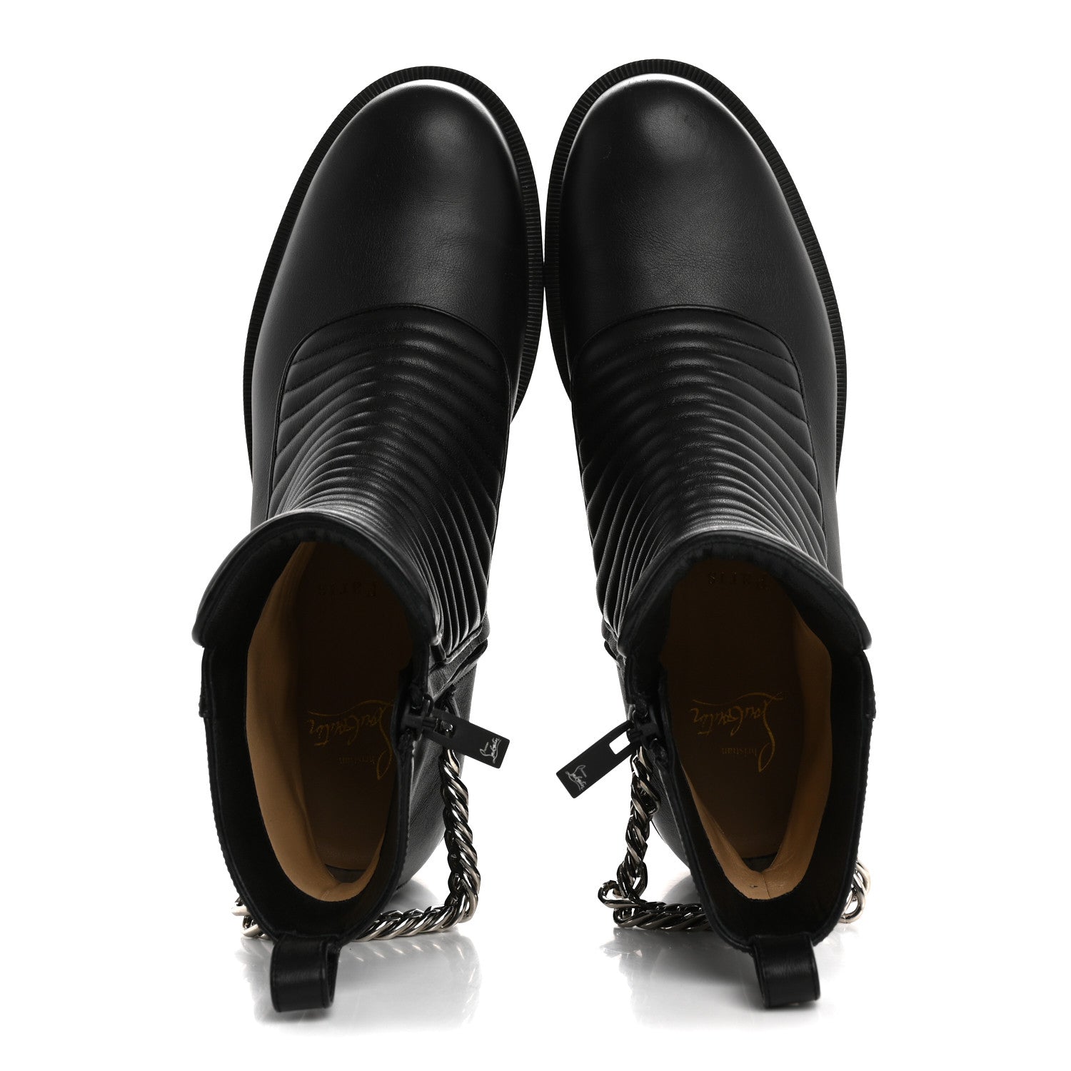Christian Louboutin Calfskin Maddic MaxBoots 39 Black 2 of 8
