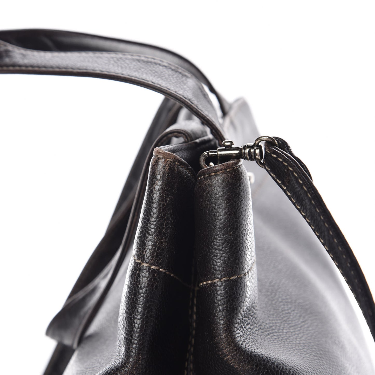 Caviar CC Shoulder Bag Brown