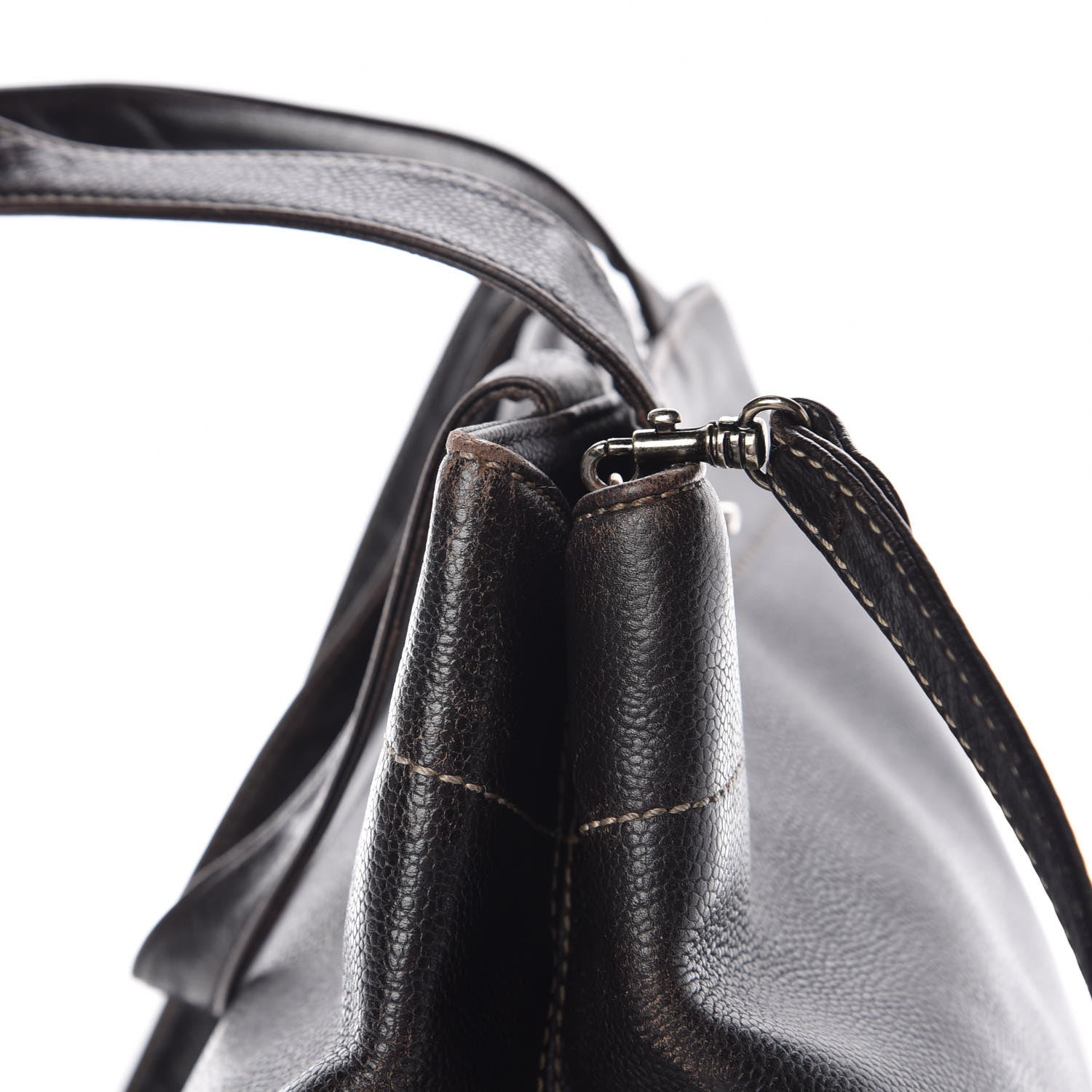 Chanel Caviar CC Shoulder Bag Brown 14 of 18