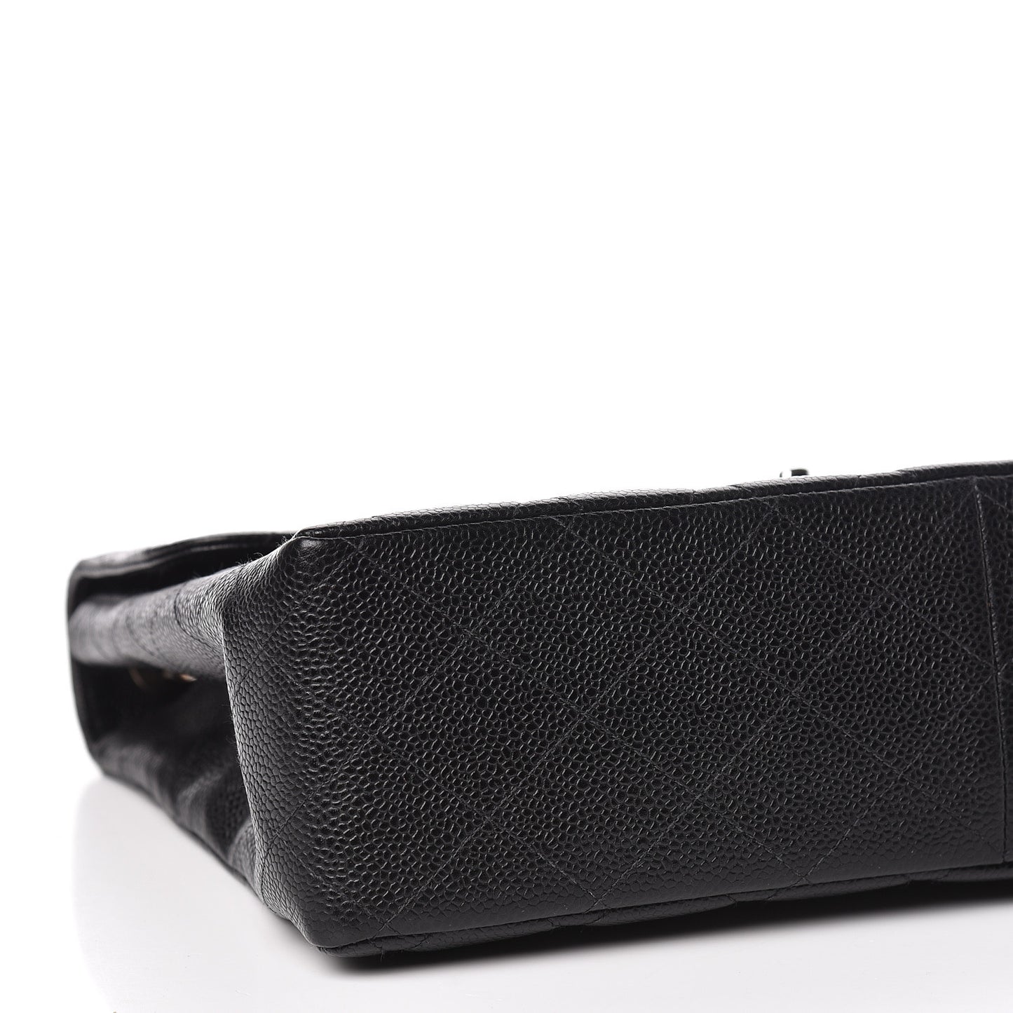 Caviar Quilted Jumbo Single Flap Black
