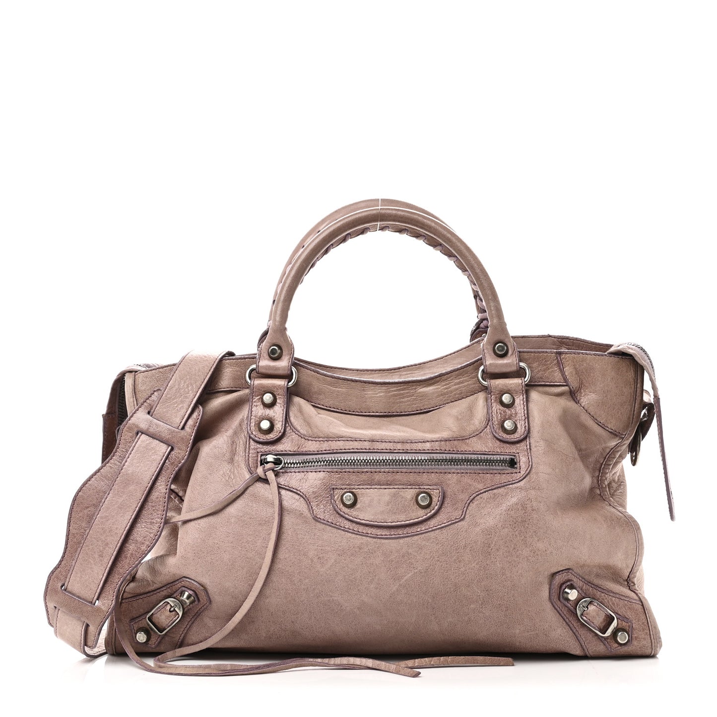 Agneau Classic Silver Hardware City Lilac