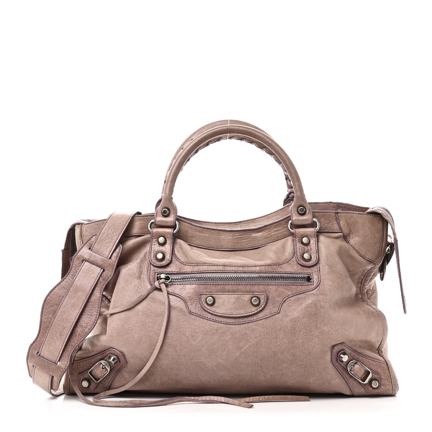 Balenciaga Agneau Classic Silver Hardware City Lilac 1 of 10