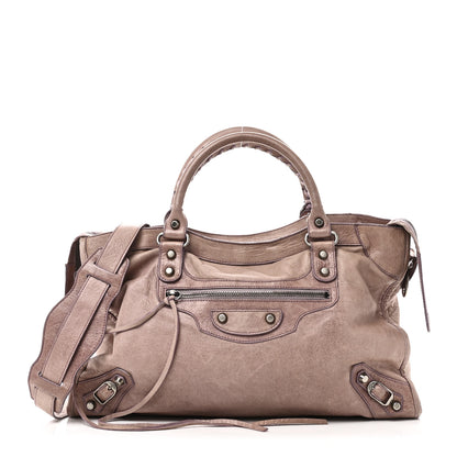 Balenciaga Agneau Classic Silver Hardware City Lilac 1 of 10