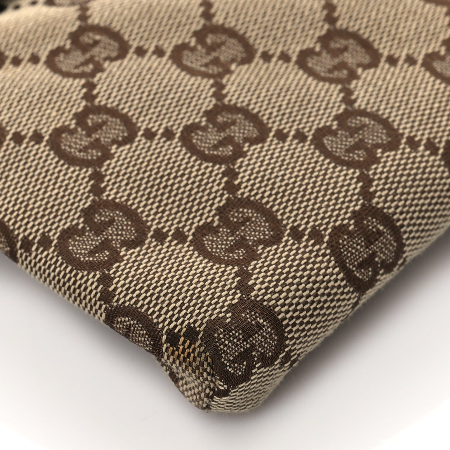 Monogram Web Belt Bag Dark Brown