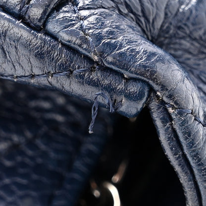 Chanel Caviar Quilted Clutch With Chain Flap Blue 11 of 14