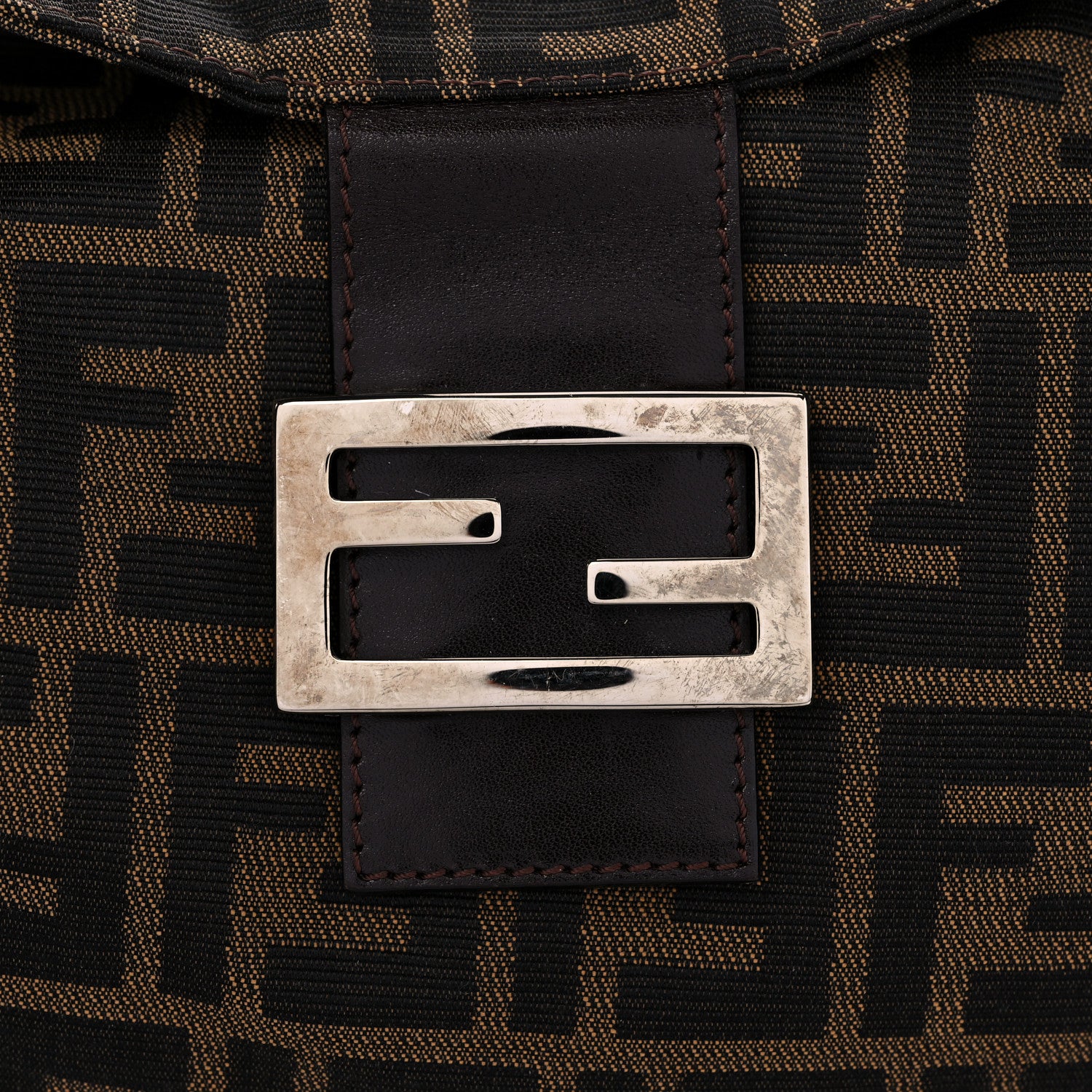 Fendi Zucca Baguette Brown 12 of 12